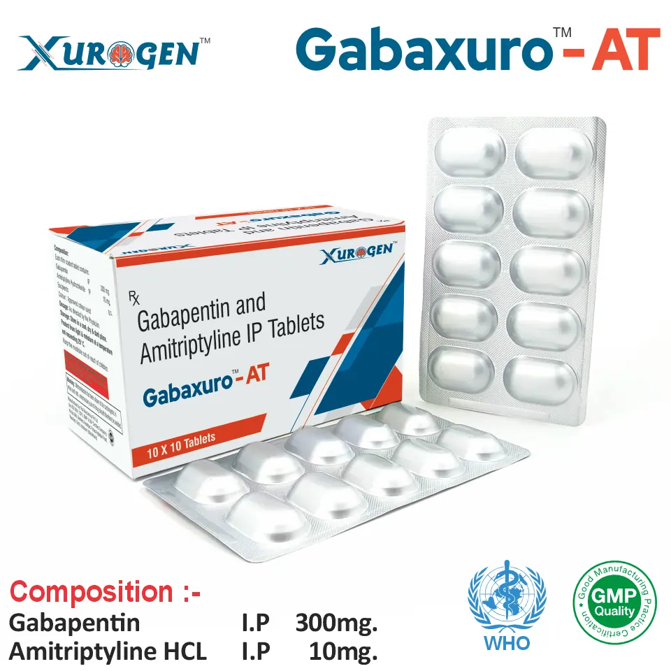 Gabapentin 300mg + Amitriptyline 10mg Tablet PCD Pharma Franchise